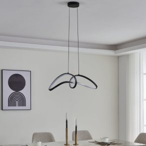   Lampă LED suspendată inteligentă - Calarossa-Z Eglo 901159, 2500 lm, 2700-6500 K+RGB, temperatură și culoare reglabile, controlabilă prin aplicație, Bluetooth, ZIgbee, 22 W, 220-240 V