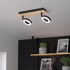   Lampă LED spot în stil modern - Rielves Eglo 901203, 1000 lm, 3000 K, 2x4,2 W, 220-240 V