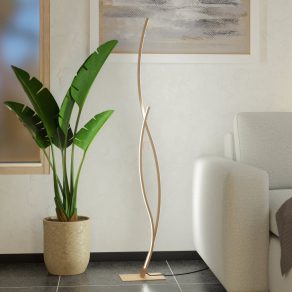   Lampă de podea cu LED, 129 cm - Grisolia Eglo 901214, 2500 lm, 4000 K, 20 W, 220-240 V, IP20