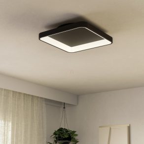   Lampă LED de tavan cu telecomandă - Loretello Eglo 901252, 1440 lm, 2700-6500 K, temperatură de culoare reglabilă, 12 W, 220-240 V