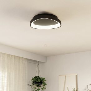   Lampă LED de tavan cu telecomandă - Loretello Eglo 901584, 1440 lm, 2700-6500 K, temperatură de culoare reglabilă, 12 W, 220-240 V