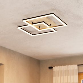   Lampă LED inteligentă pentru tavan - Lomaltas-Z Eglo 901744, 4400 lm, 2700-6500 K, temperatură de culoare reglabilă, 4x8 W, 220-240 V