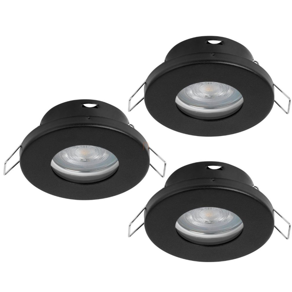Cadru pentru lampă încastrată, 3 bucăți - Favazzina Eglo 901758, cu 3xGU10, 220-240 V, IP20/IP44, cu sursă de lumină