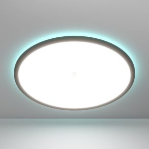   Lumină LED inteligentă pentru tavanul băii - Rovito-Z Eglo 901465, 2900 lm, 2700-6500 K+RGB, temperatură și culoare reglabile, controlabilă prin aplicație, Bluetooth, Zigbee, 16,8 W, 220-240 V, IP44
