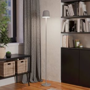   Lampă de podea cu LED și comutator tactil pentru exterior, 140 cm - Mannera-L Eglo 901749, 440 lm, 2400/3000/4000K, 4,3 W, IP54, 3,7 V