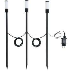   Lumină LED exterioară cu țeapă de fixare în pământ și telecomandă, 60 cm - Zancaro 1 Eglo 902043, 390 lm, 3x1 W