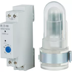   Comutator crepuscular Eaton 1te (pentru șină DIN), 1z, 16 A, 2-100 lux, srsd1now-196845