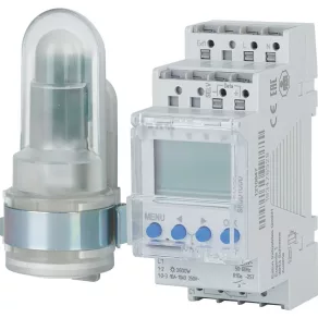   Comutator crepuscular Eaton + comutator temporizat 2te, 1v, 16A, 2-2000lux, srcd1cod-196847