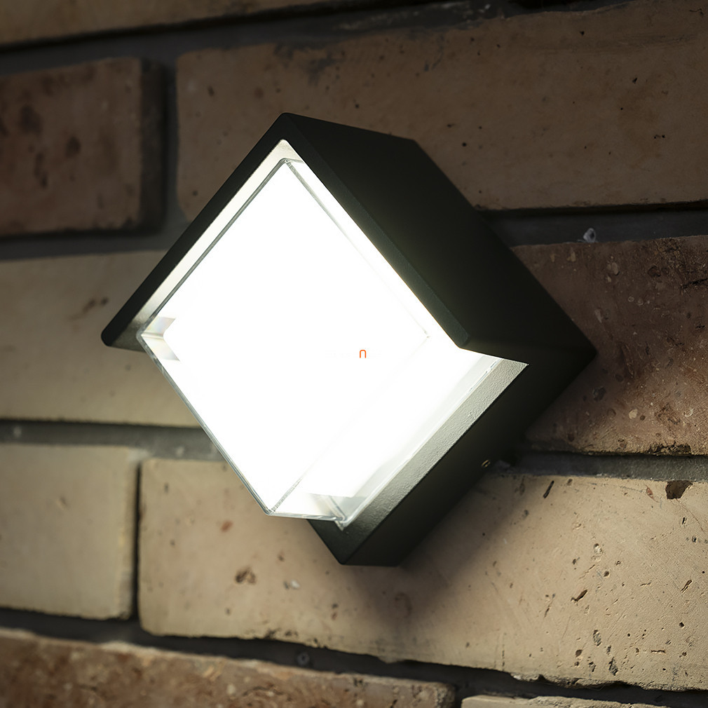 Lampă LED de exterior, unghiulară, pentru montare pe perete, alb cald, 6 W - Isoled 114265