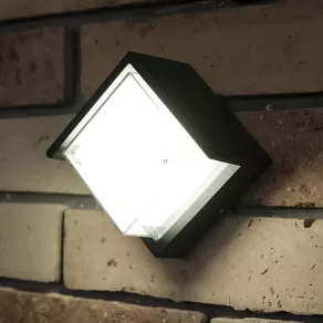   Lampă LED de exterior pentru perete pătrat, alb cald, 6 W - Isoled 114265