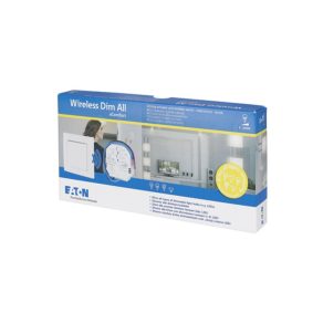   Set complet Eaton pentru reglarea intensității luminoase fără fir (comutator + dimmer, cu actuator), cpad-00/213-193728