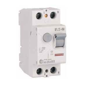   Întrerupător Eaton, 6 kA, 2P, 25 A, 30 mA, CA (înlocuitor recomandat pentru 194684), hnc-25/2/003-194690