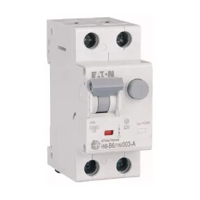   Disjunctor combinat Eaton Home 6 kA, 1P+N, 6 A, b, 30 mA, „a”, hnb-b6/1n/003-a-195130