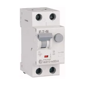   Disjunctor combinat Eaton Home 6 kA, 1P+N, 10 A, b, 30 mA, „a”, hnb-b10/1n/003-a-195131
