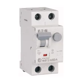   Disjunctor combinat Eaton Home 6 kA, 1P+N, 13 A, b, 30 mA, „a”, HNB-B13/1N/003-A-195132