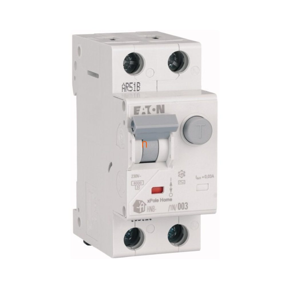 Dispozitiv combinat de protecție electrică 6 kA, 1P+N, 10 A, C, 30 mA, A 195137 HNB-C10/1N/003-A xPole Home Eaton