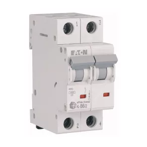   Întrerupător de circuit Eaton Home, 4,5 kA, bipolar, 6 A, curba de caracteristică b, hl-b6/2-194758