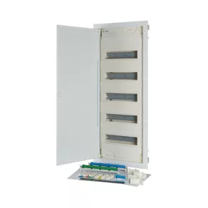   Cutie de distribuție mică Eaton pentru montare încastrată, IP30, 5 rânduri 60te, arc de tensiune, klv-60upp-f-302410