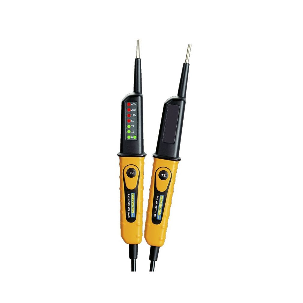 Tracon 2-polos tester de tensiune cu afișaj LED și tester AVK PANVOLTTESTER400FI