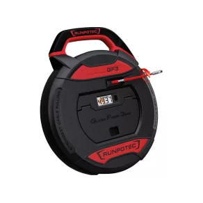   Trag-cablu din fibră de sticlă, cu telemetru digital, 30 m, diametru 3 mm Runpotec GF3 101930