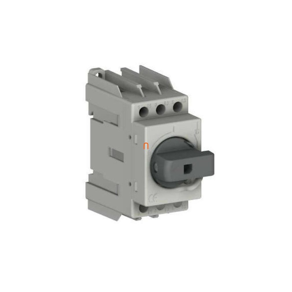 Întrerupător modular de sarcină SD1 3*25 3x25A, 0-1 poziții, manetă directă neagră Technoelectric 19301