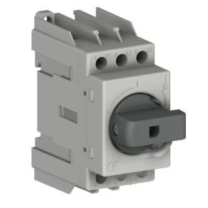   Comutator de sarcină modular SD1 3*32 3x32A, 0-1 poziție, pârghie directă negru Technoelectric 19302