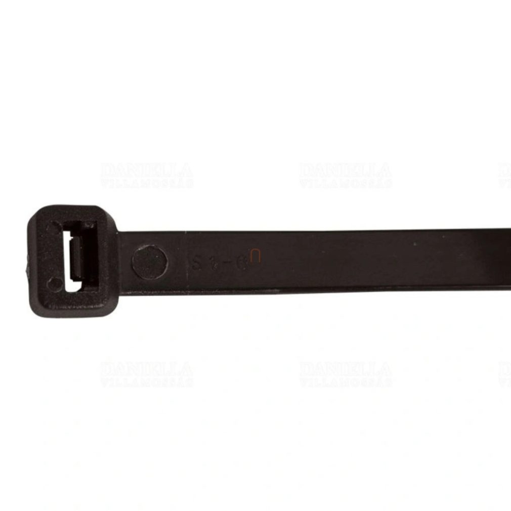 Tracon 211PR 290x4,8mm fekete kábelkötegelő, UV-álló, 100db/csomag
