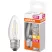 Bec cu filament tip lumânare, soclu E27, LED